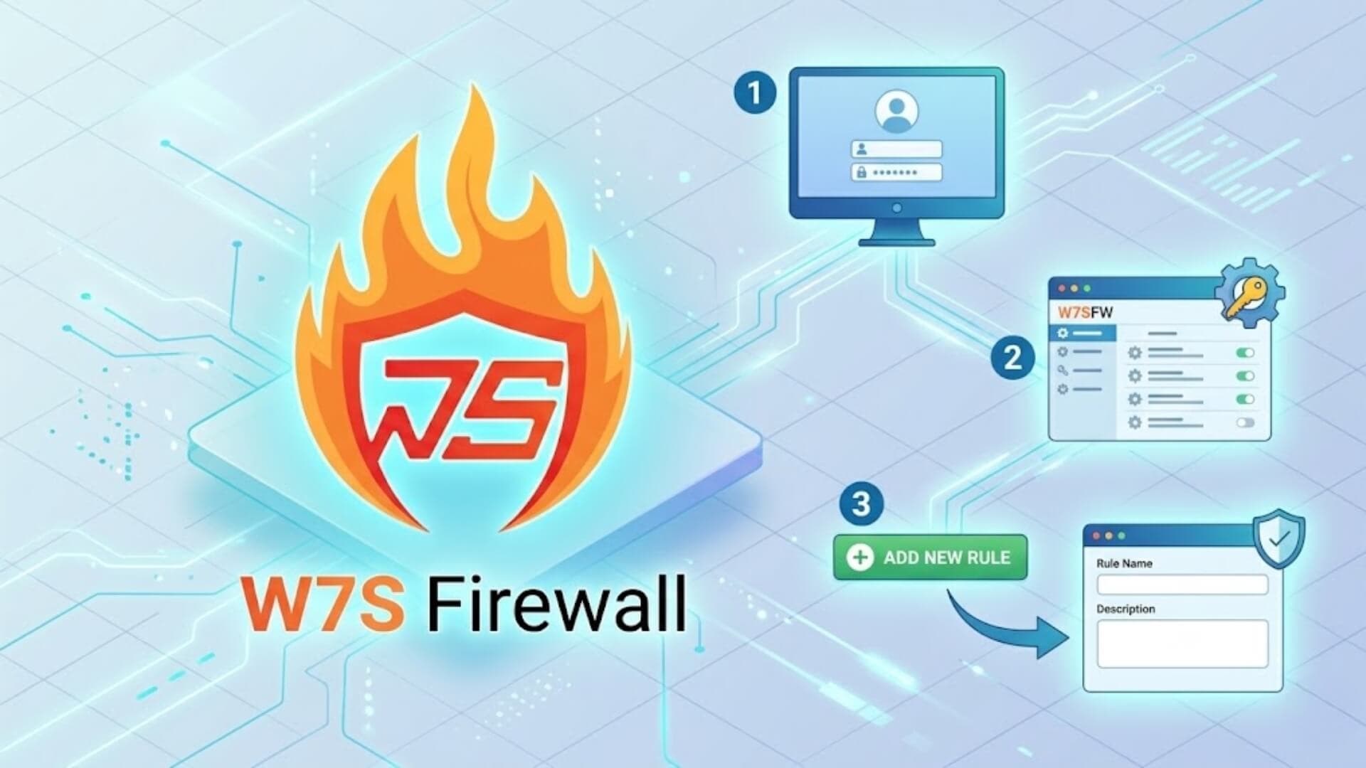 Detailed guide to adding rules on W7SFW - Beginner’s guide